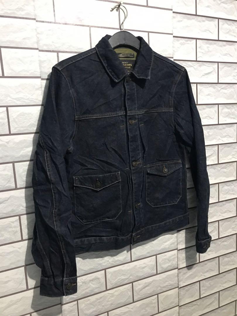 All saints denim jacket, Men's Fashion, Coats, Jackets and Outerwear on ...