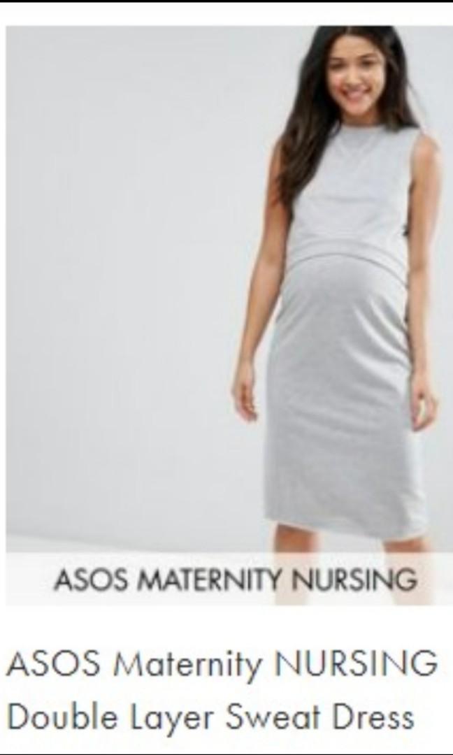 ASOS Maternity NURSING Double Layer Sweat Dress