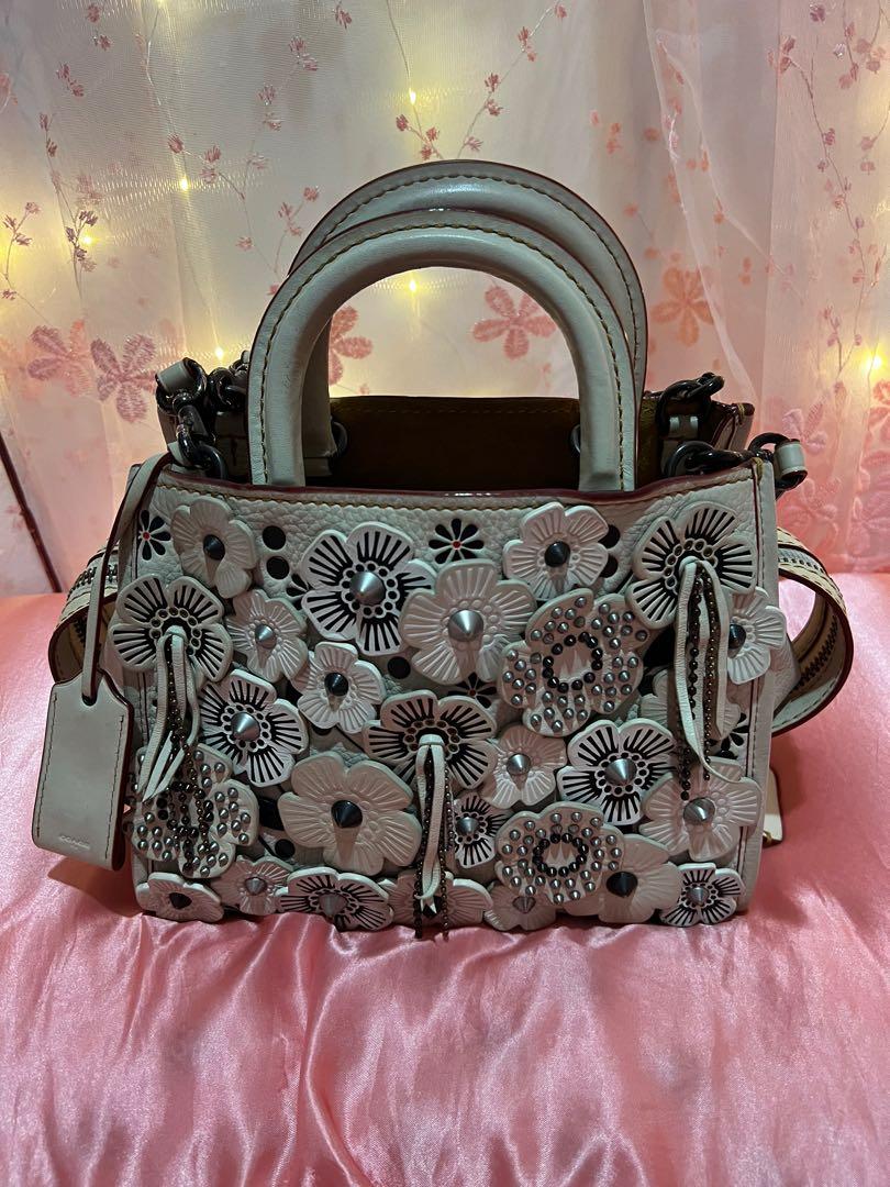 Authentic Coach White Blossom Bag