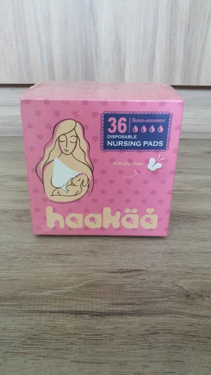 Haakaa Disposable Nursing Pads Butterfly Shape, 36 Ct