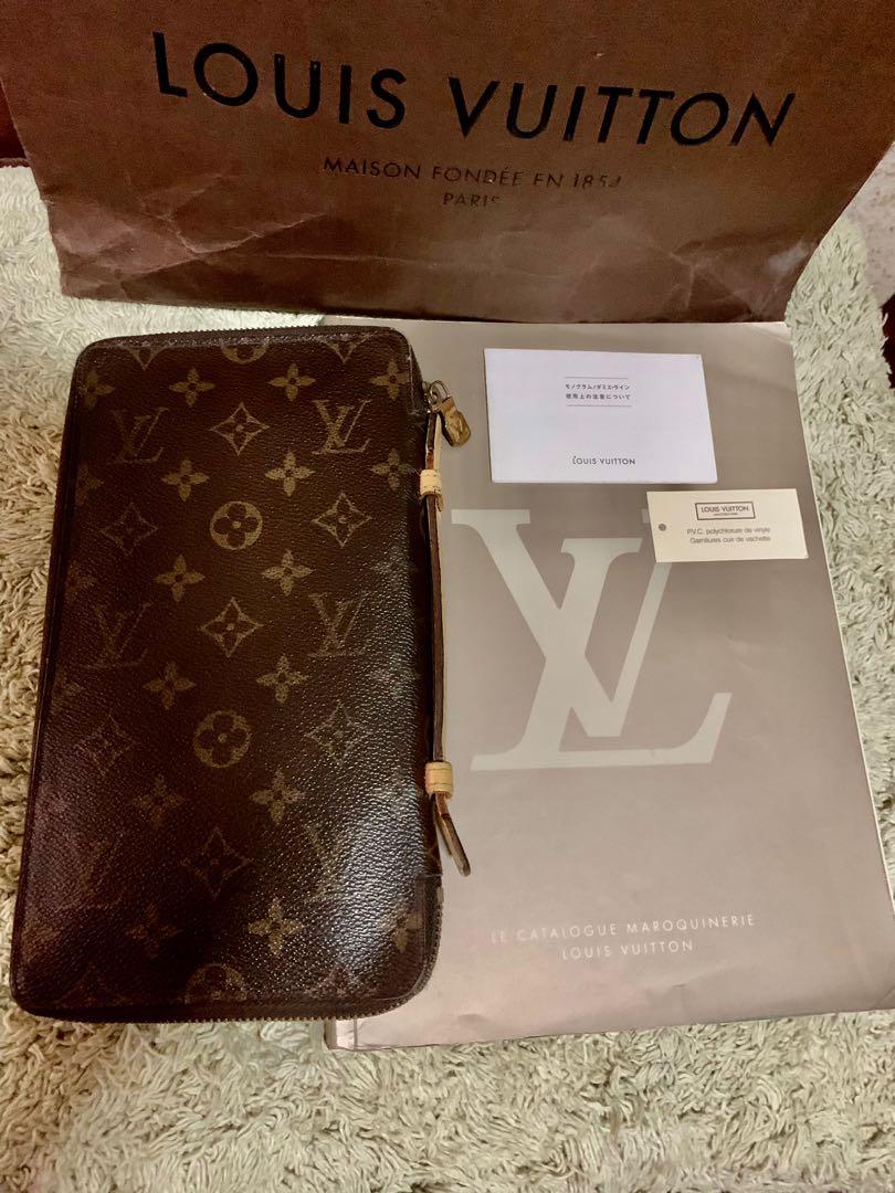 AUTHENTIC LV TRAVEL ORGANIZER WALLET, Luxury, Bags & Wallets on