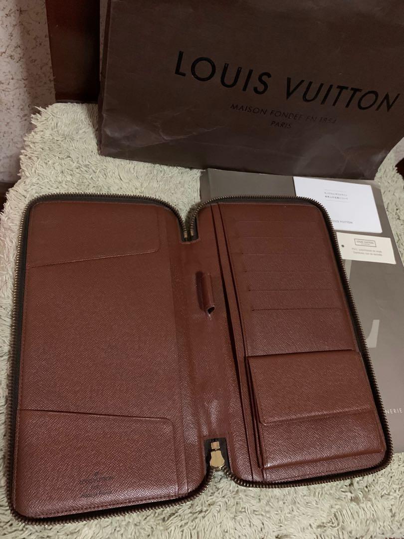 Rare LOUIS VUITTON XL Zippy Organizer Travel Wallet Clutch