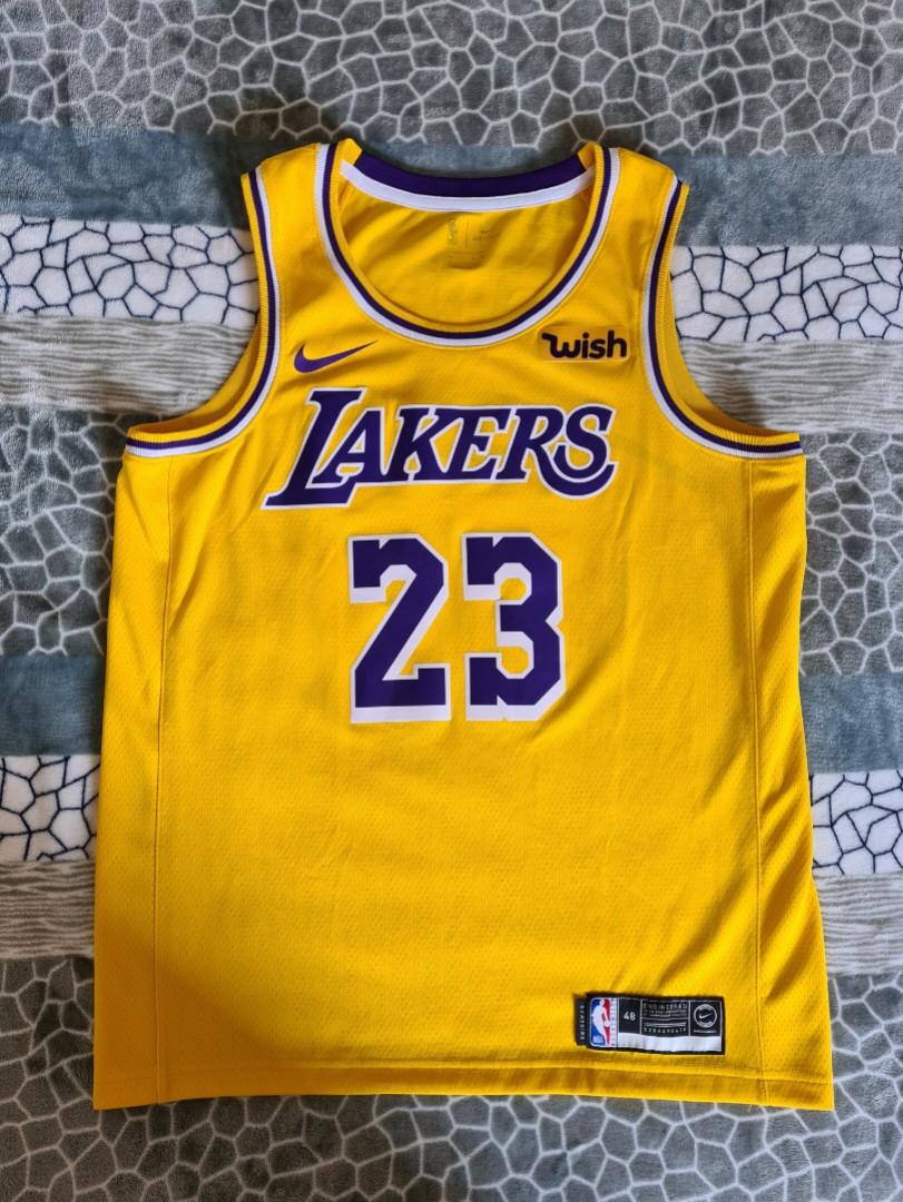 Los Angeles Lakers Icon Edition 2022/23 Nike Men's Dri-Fit ADV NBA Authentic Jersey in Yellow, Size: 44 | DM6028-731