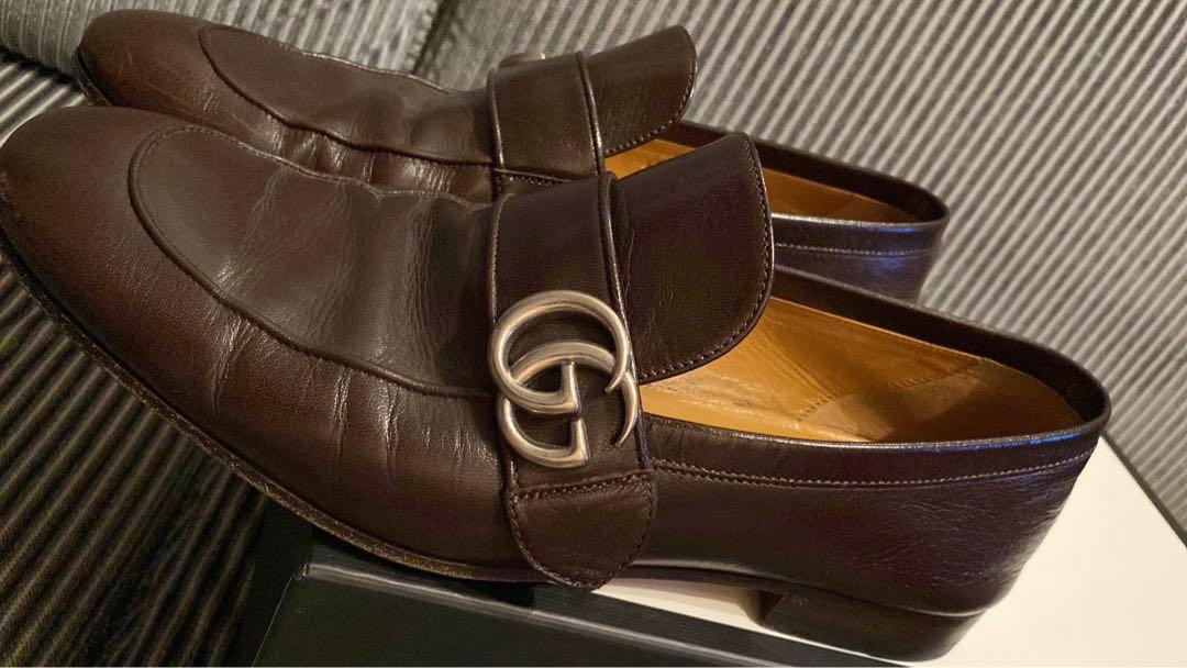 Gucci donnie loafer brown deals