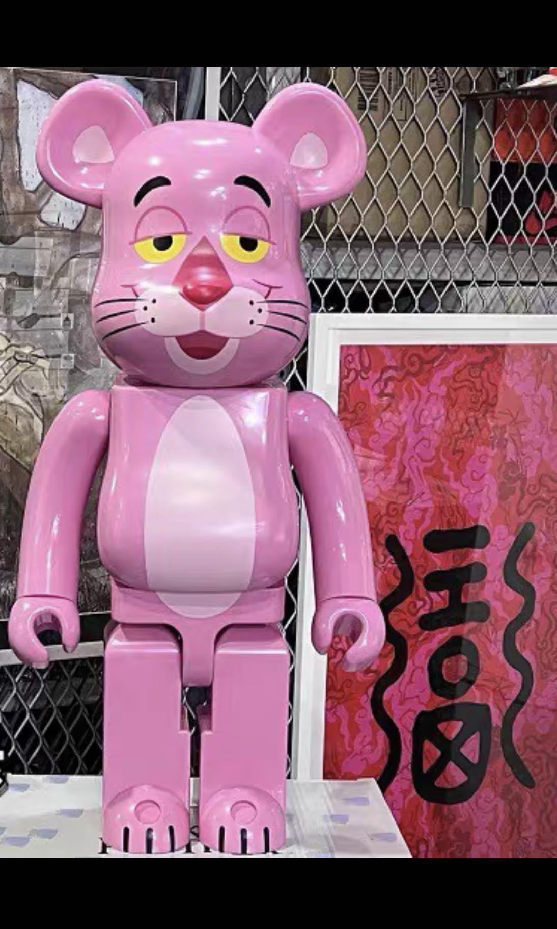 Bearbrick 1000% Pink Panther 粉紅傻豹, 興趣及遊戲, 玩具& 遊戲類 