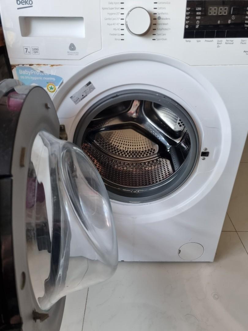 Front Load Washing Machine (10 Kg, 1400 Rpm) BFL1010W BEKO, 47 OFF