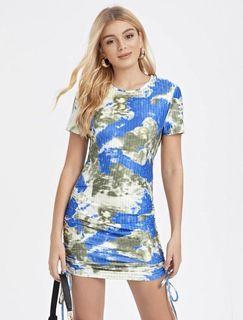 Blue casual dress