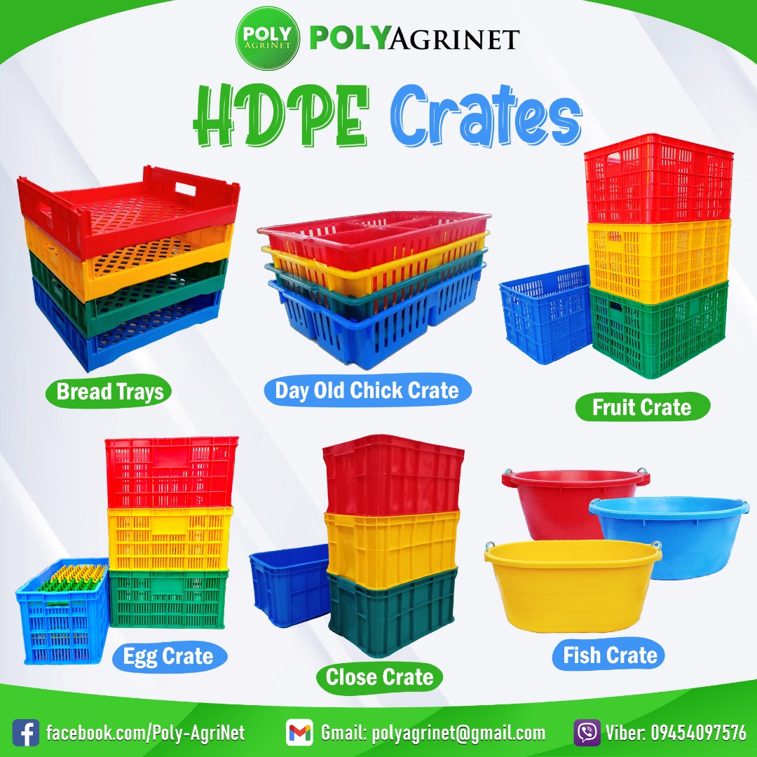 Brand New HDPE Plastic Crate / Bread Crate/ Chick Crate / Fruit Crate