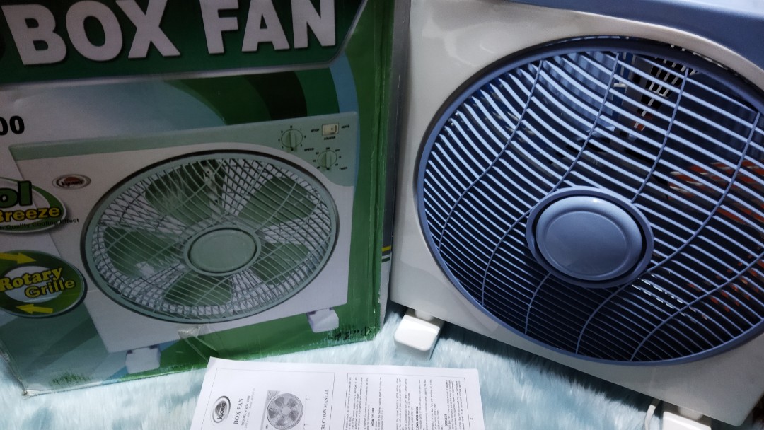 how to take apart a box fan