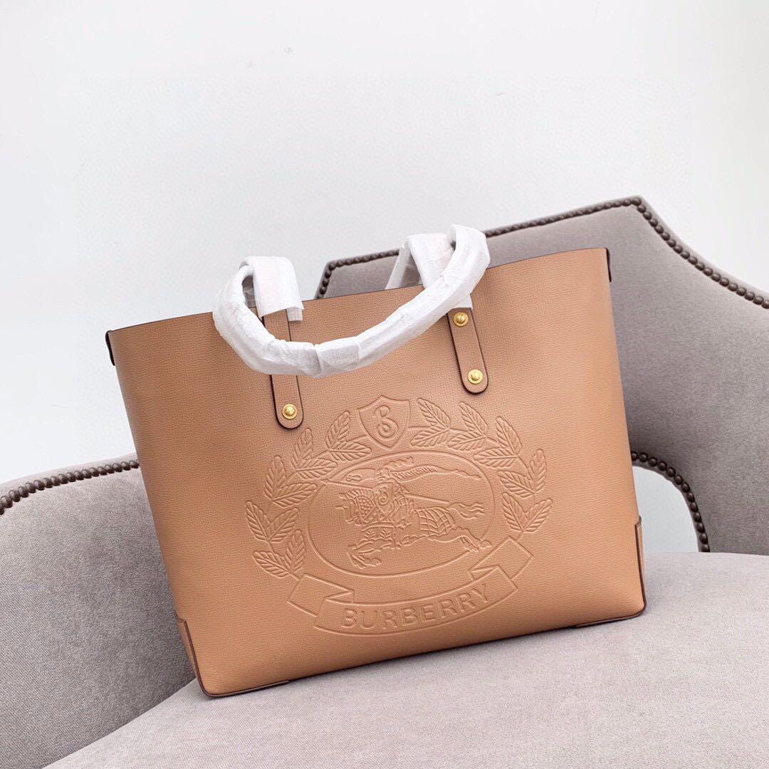Burberry embossed deals tote
