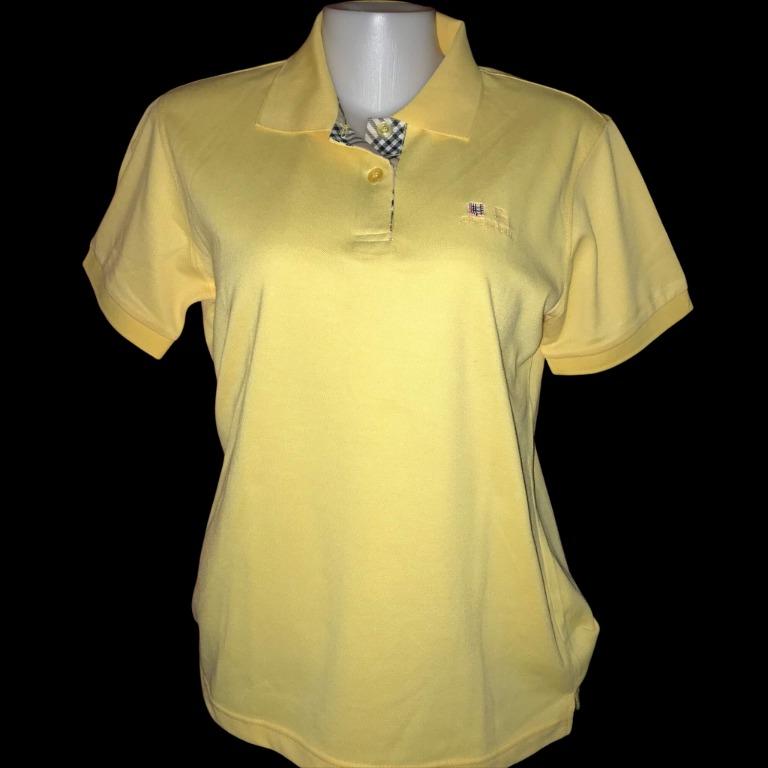 Burberry polo womens yellow discount