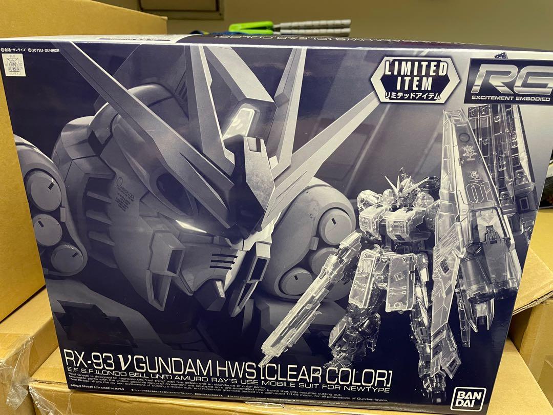 GUNDAM BASE EVENT RG Nu V GUNDAM HWS CLEAR COLOR GUNDAM gundam-base-event-rg-nu-v-gundam-hws-clear-color-gundam