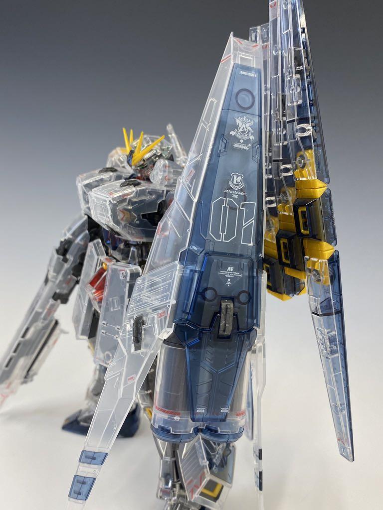 GUNDAM BASE EVENT RG Nu V GUNDAM HWS CLEAR COLOR GUNDAM gundam-base-event-rg-nu-v-gundam-hws-clear-color-gundam