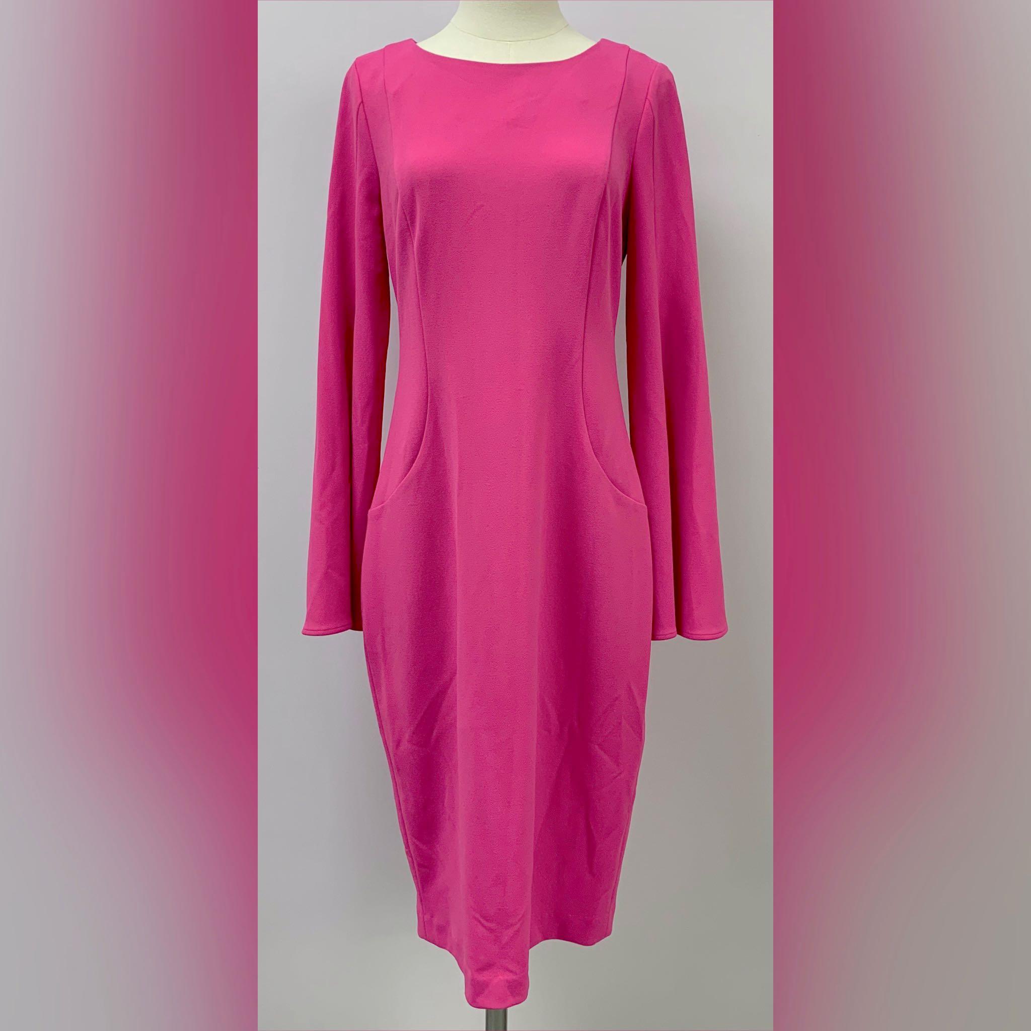 Calvin klein pink outlet long dress