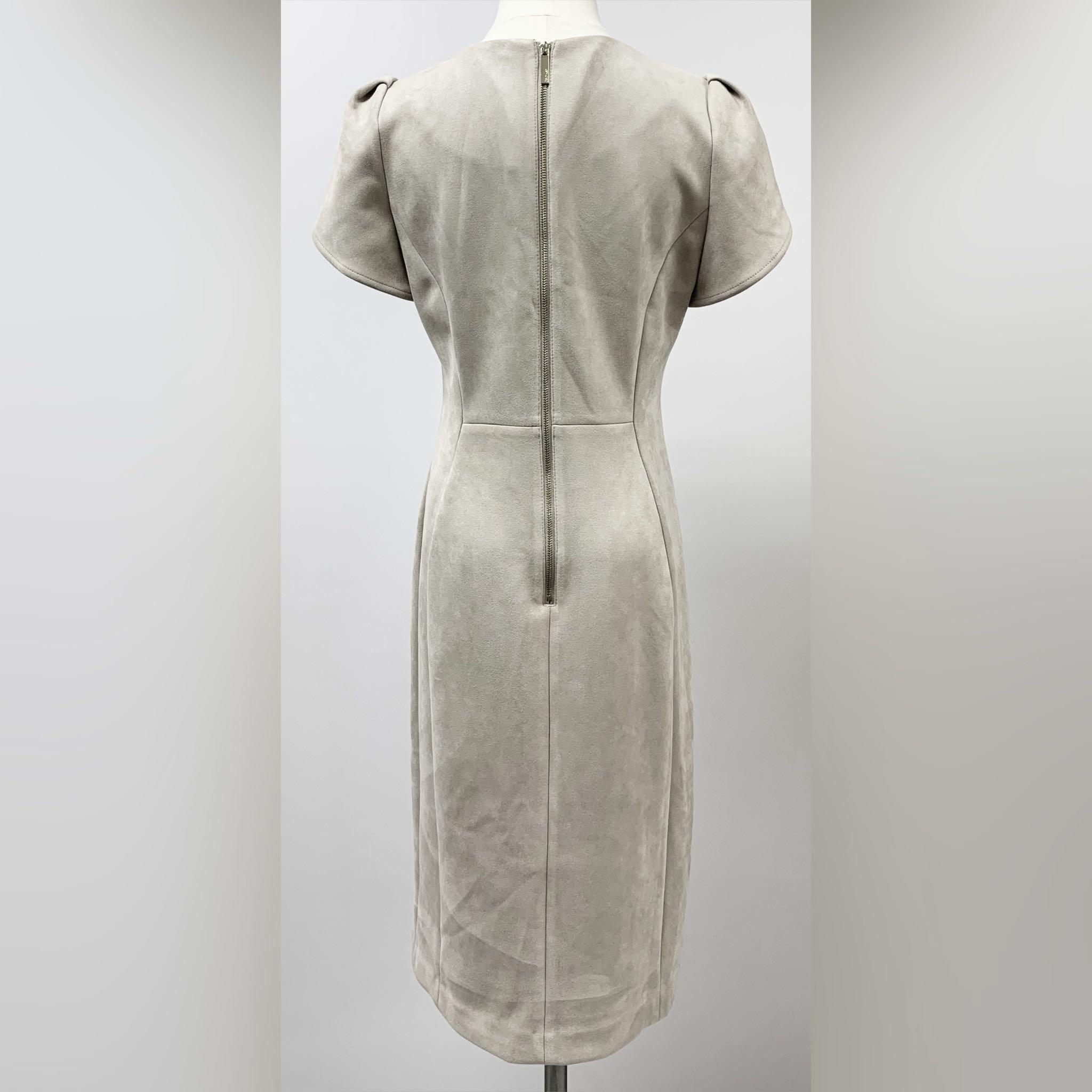 Calvin klein suede hotsell dress