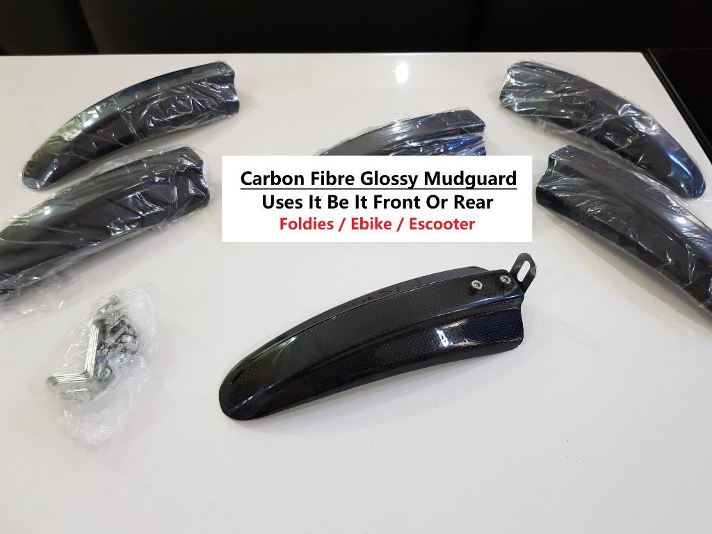 Carbon fibre top mtb mudguards