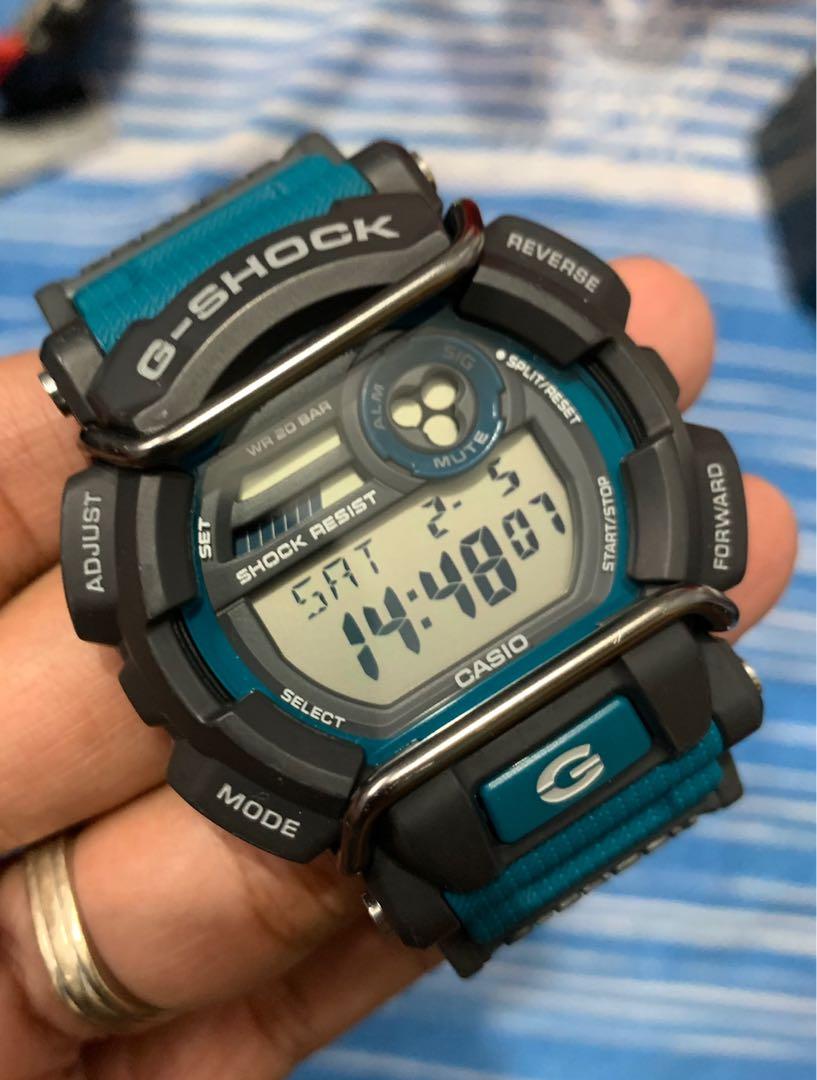 casio G shock Gd400 blue Fesyen Pria Jam Tangan di Carousell