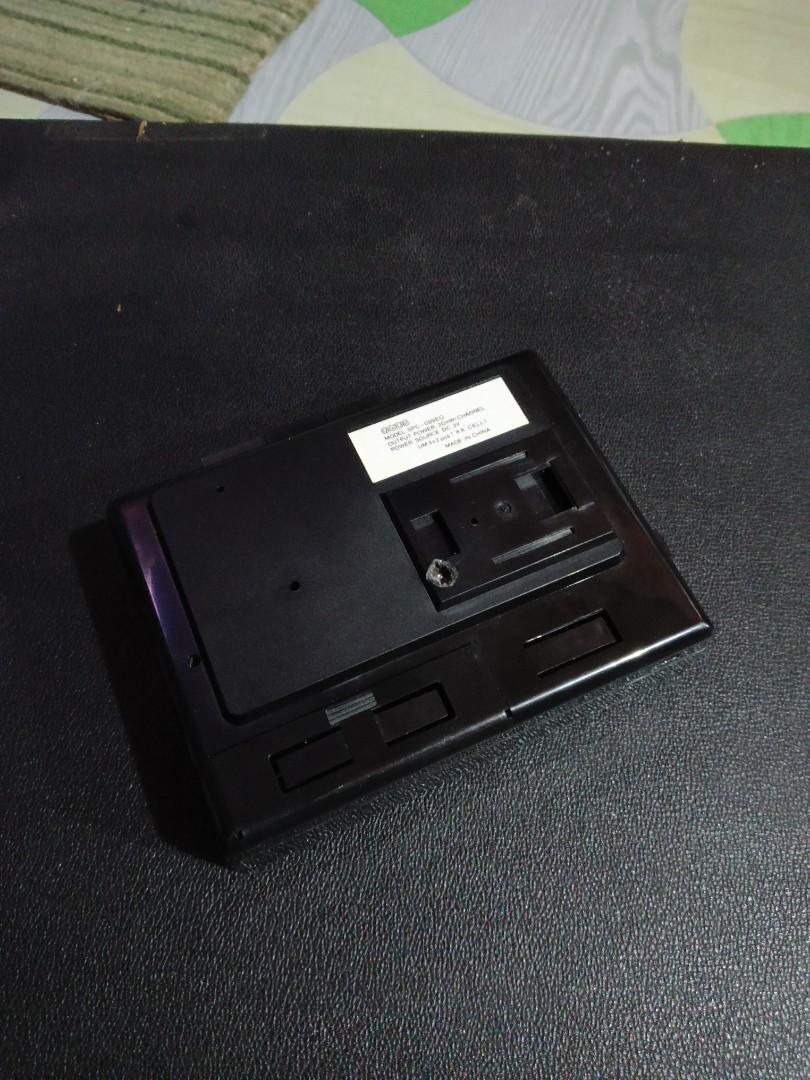 Cassette Player (Category: Portable Music Players) located in Antipolo. Submitted by carnagevisors1990 (Listing ID 1141795107, Image 2). Description: vintage, cassette player with power. sobrang bilis Ng play. Hindi bumababa Ang capstan roller. Ikaw na mag paayos. makinis pa..