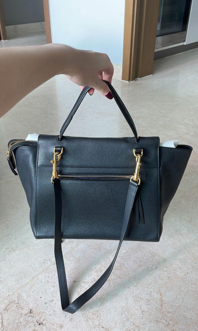 Celine belt bag black store