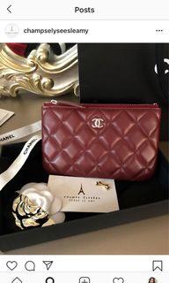 Affordable chanel o case pouch For Sale, Women's Fashion