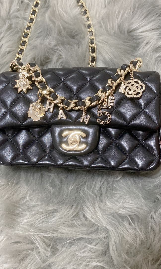 chanel bag charm chain