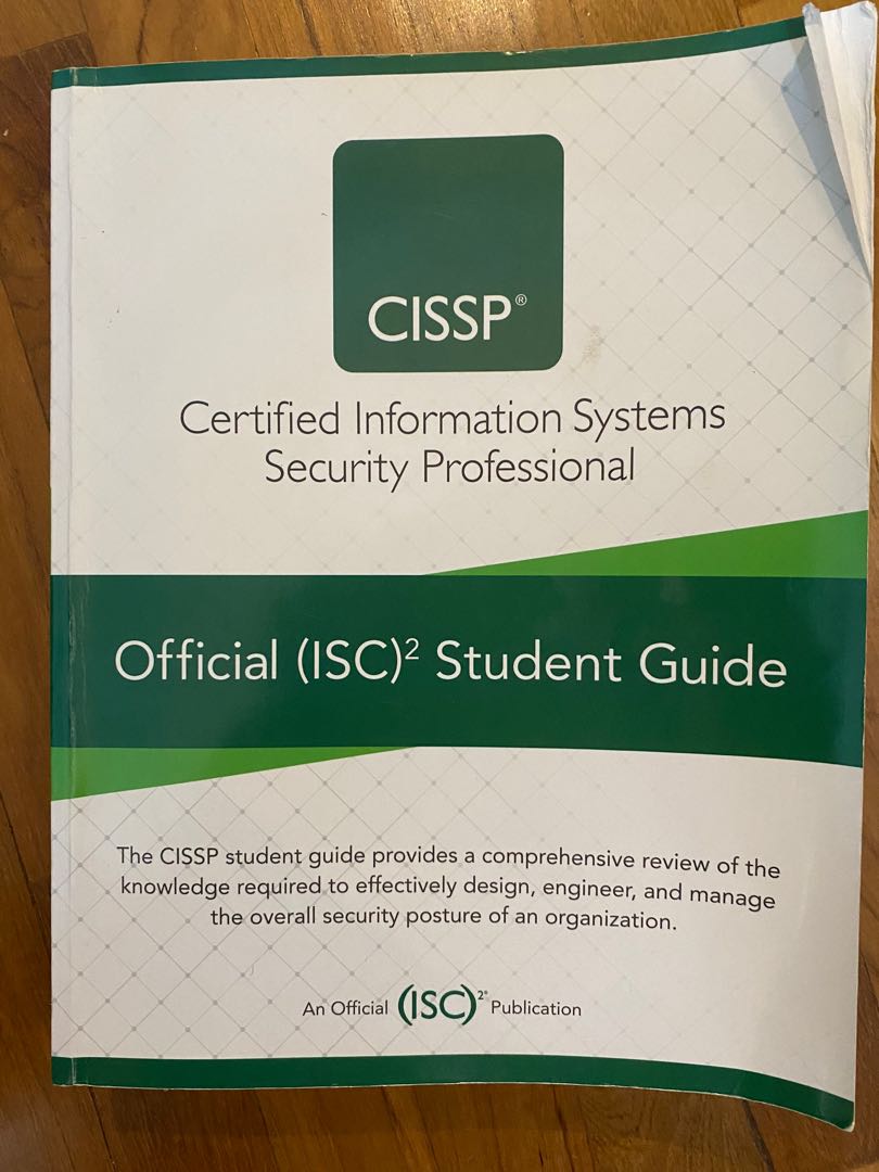 CISSP Official ISC2 Student Guide 5th Edition, Hobbies & Toys, Books