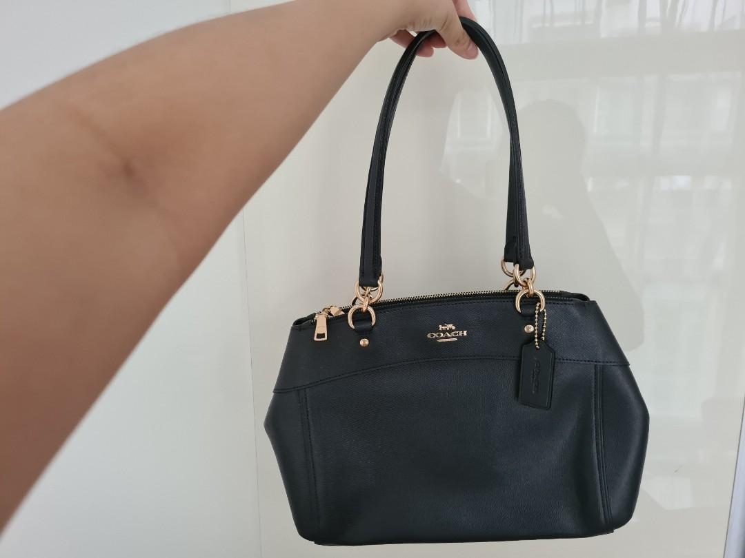 Coach Signature Mini Christie Carryall Crossbody Shoulder Bag Dark Blue Luxury Bags Wallets on Carousell