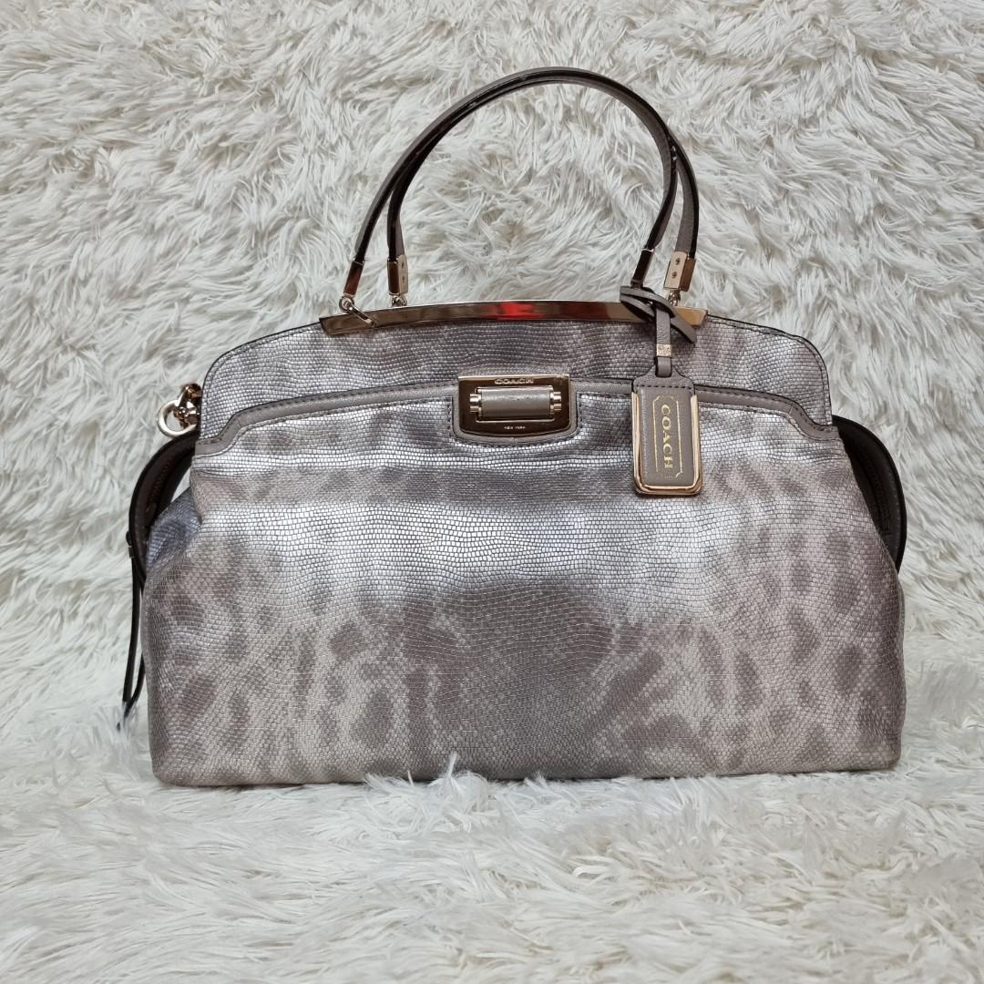 Coach snakeskin satchel 2025