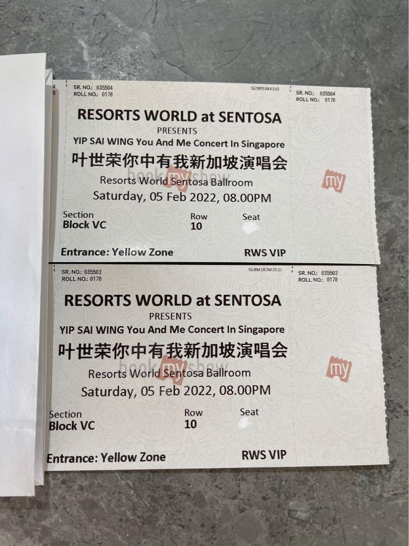 Concert ticket, Tickets & Vouchers, Event Tickets on Carousell