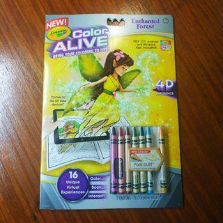 Crayola Color Alive Enchanted Forest Coloring Book