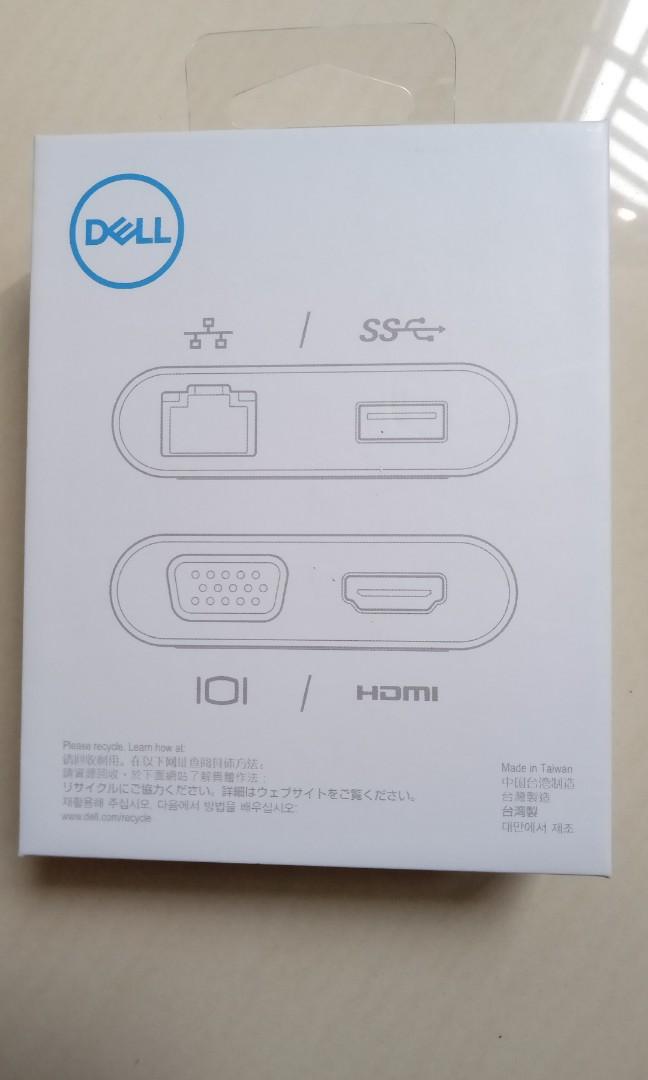 DELL DA200 USBC TO HDMI VGA USB 3.0, Computers & Tech, Parts