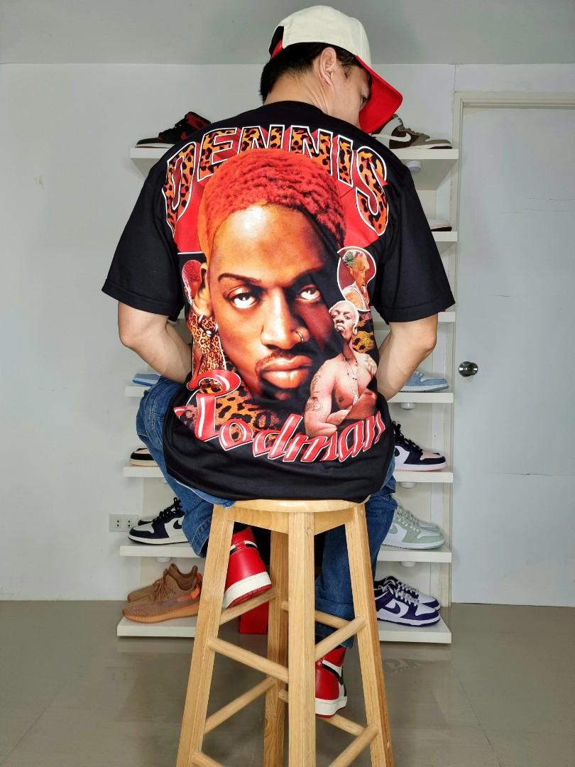 DENNIS RODMAN DEVIL Thai Bootleg Shirt Men s Fashion Tops
