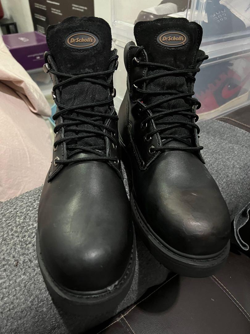 Dr scholls steel toe top boots