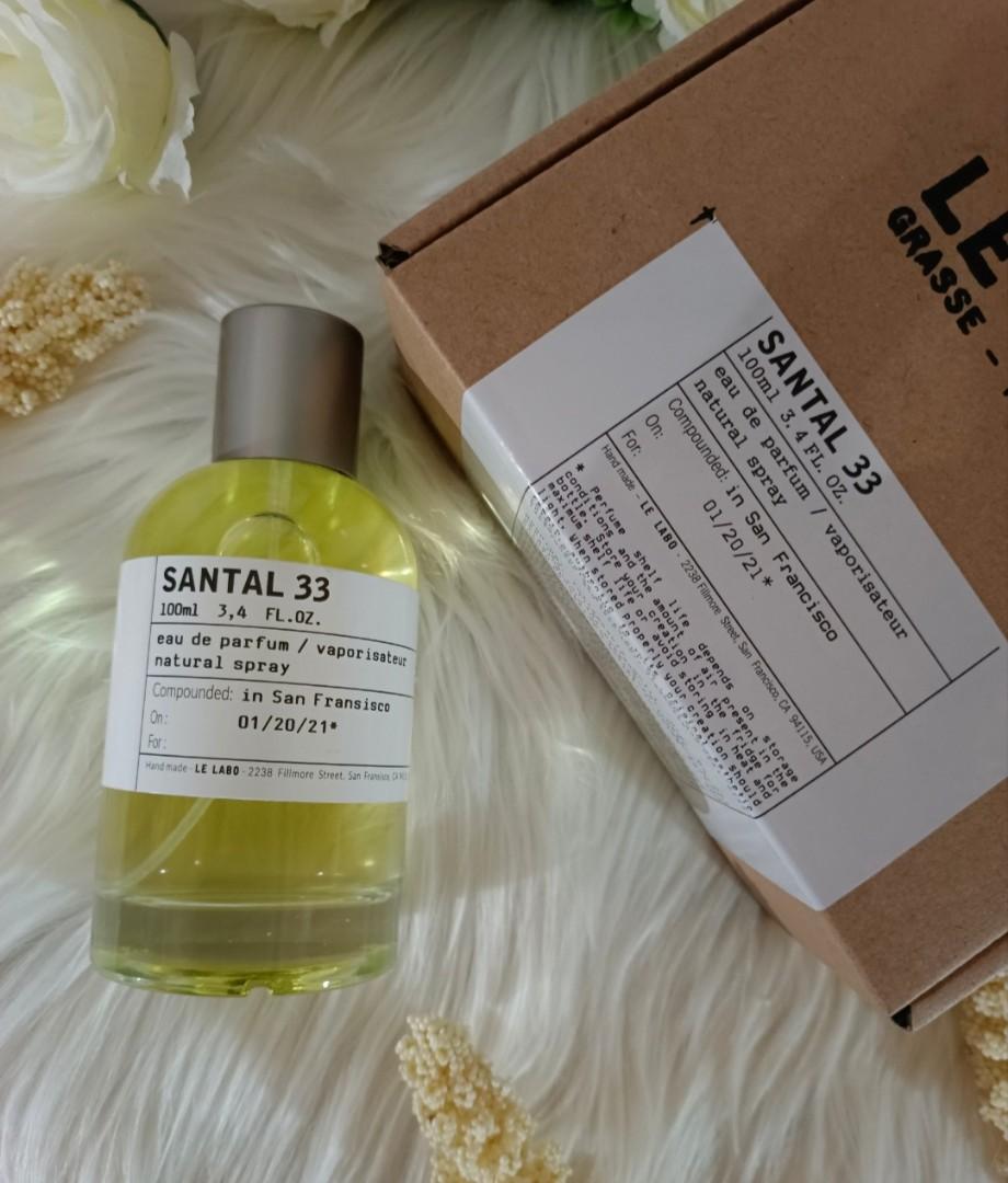 EDP) ORI parfum santal 33 Le labo., Kesehatan \u0026 Kecantikan, Parfum, Kuku \u0026  Lainnya di Carousell