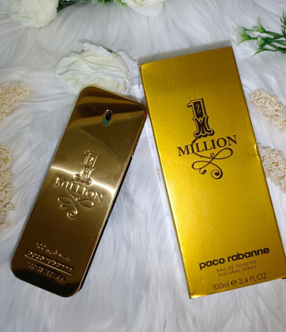 EDT) ORI parfum one million Paco rabanne., Kesehatan \u0026 Kecantikan, Parfum,  Kuku \u0026 Lainnya di Carousell