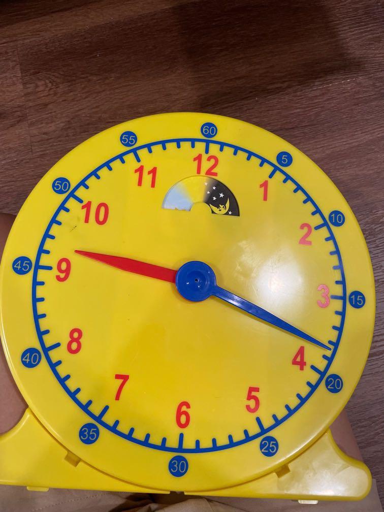 Redbox Toy Educational Clock Gears Vintage 1989 Learn To Tell Time Count #2003 