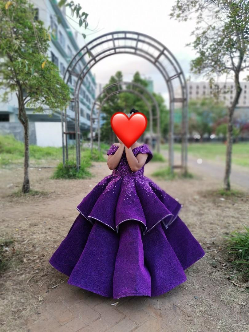 Gown for best sale 7th birthday girl