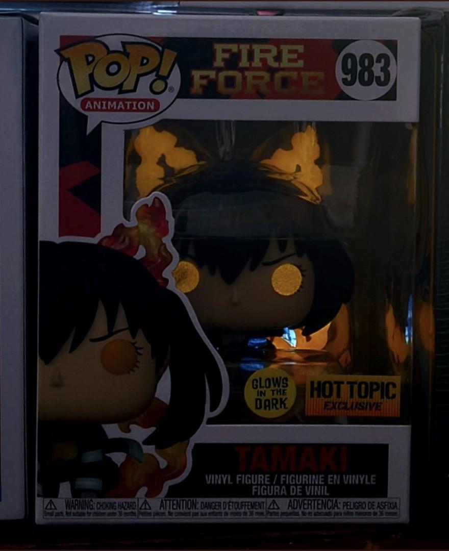 Funko Fire Force Pop! Animation Tamaki Glow-In-The-Dark Vinyl Figure Hot  Topic Exclusive