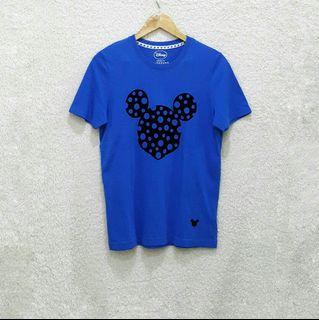 Giordano Blue Mickey Mouse Tee
