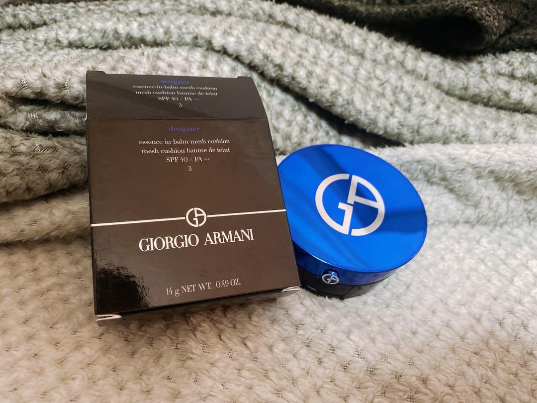 giorgio armani blue cushion