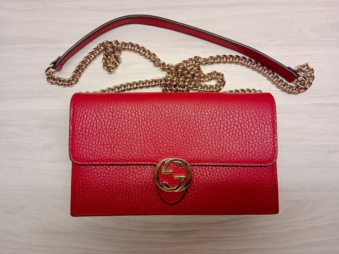 Gucci WOC in Red