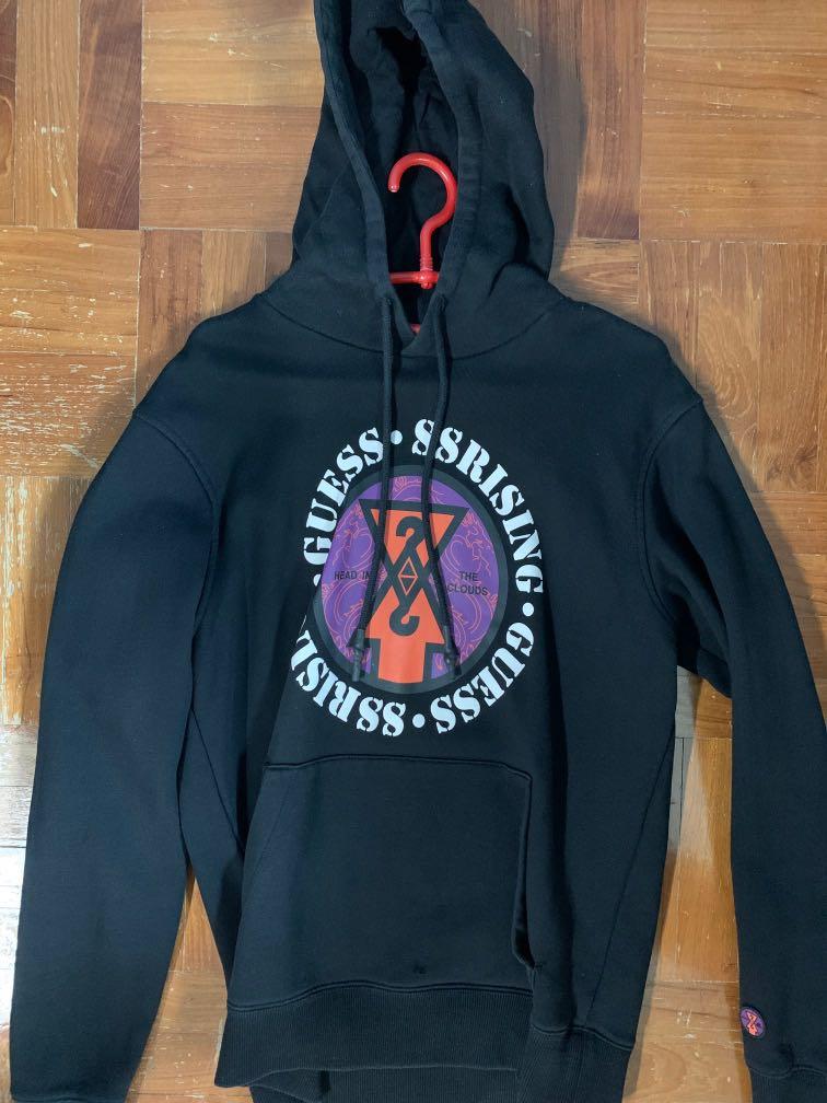 guess x 88rising black hoodie