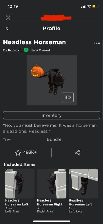 Roblox account w/ Headless for sale!!!, 45+