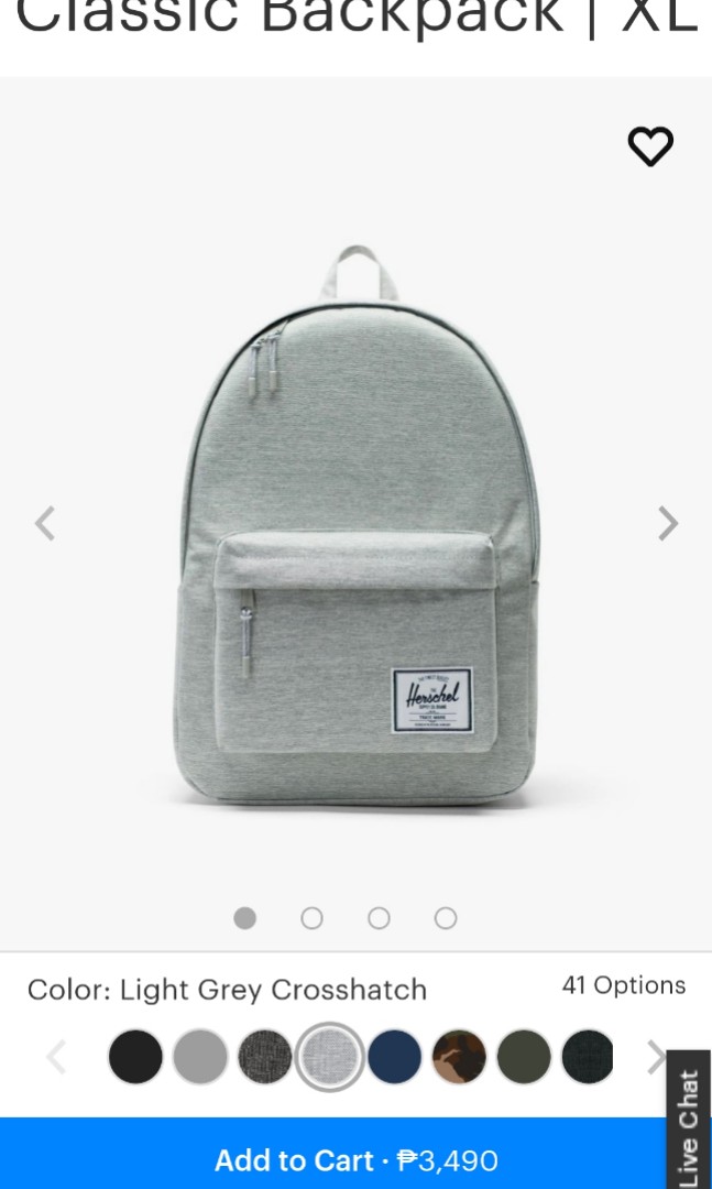 Herschel classic backpack XL, Men's 