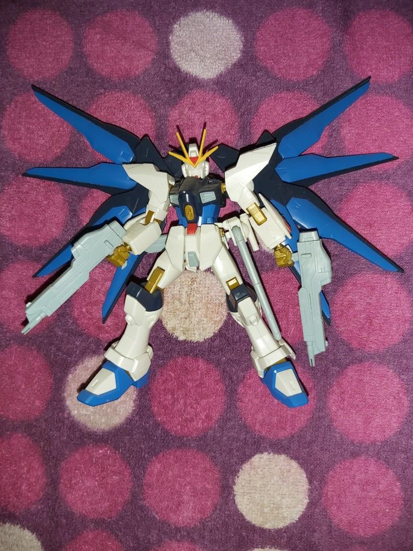 唔洗砌Bandai Gunpla HG HIGH GRADE 1/144 1:144 Strike Freedom gundam Bandai  Mobile Suit Gundam Seed Destiny 機動戰士高達特種命運突擊自由Collection枱頭擺設玩具模型Display  Figure公仔1個, 興趣及遊戲, 玩具& 遊戲類-