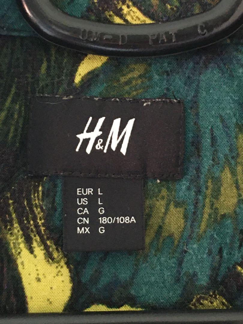 Cuban collar discount shirt h&m