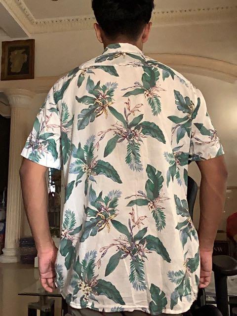 H and m hawaiian store shirt