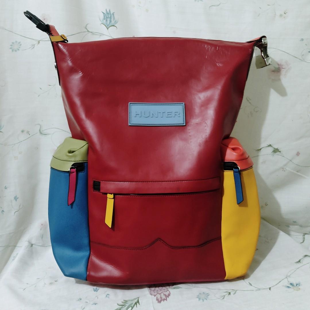 Free Shipping Hunter Top Clip Color Block Rubberized Leather