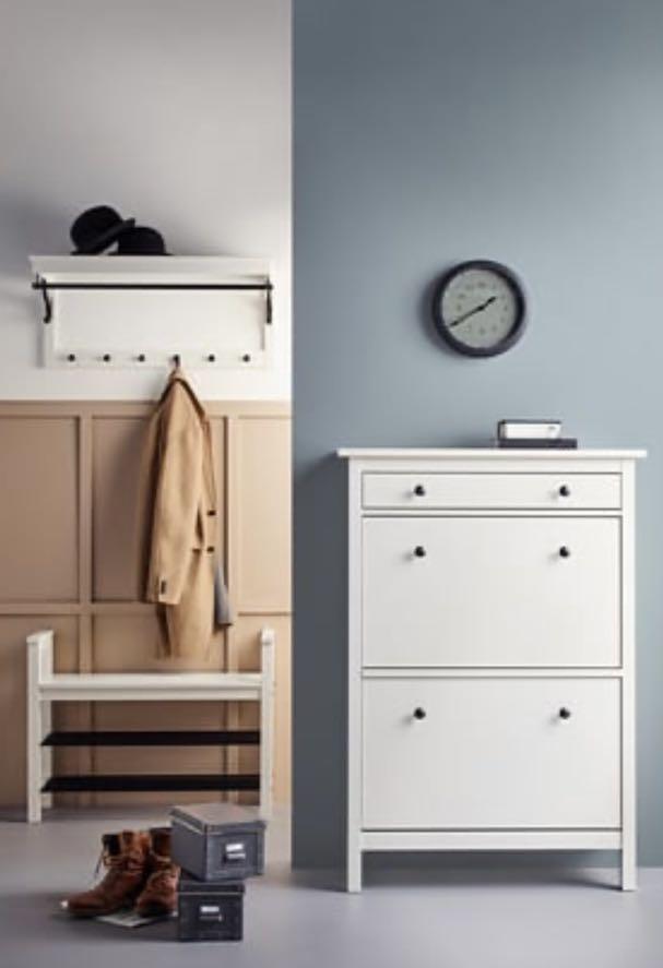 Ikea Hemnes Hat rack coat rail hanger almari, Furniture & Home Living