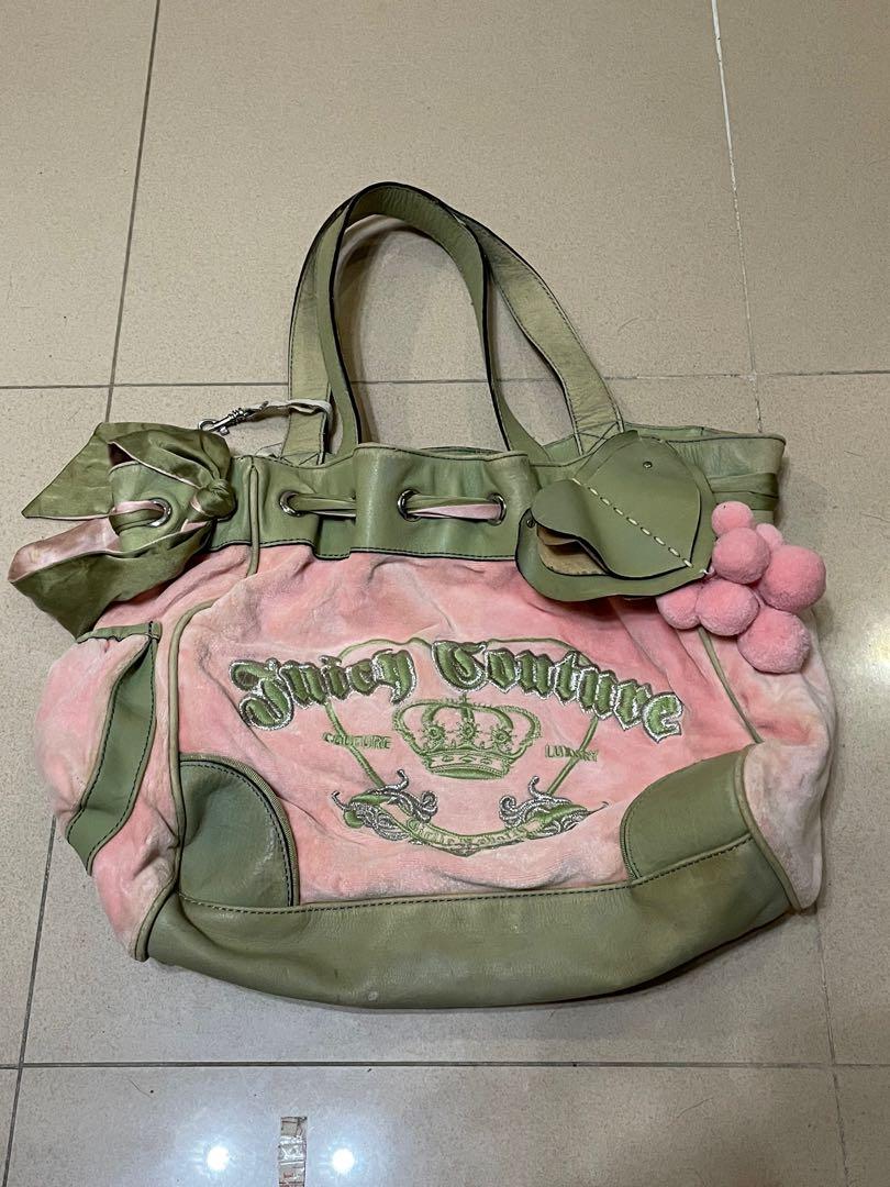 Pink and green hotsell juicy couture bag